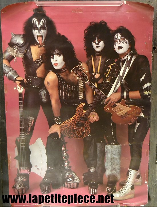 Poster affiche KISS 1983 Creatures of the night - Anabas AA075