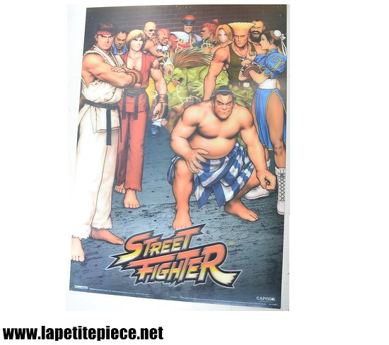 Affiche STREET FIGHTER 2D Pyramidposters années 1990 - 2000