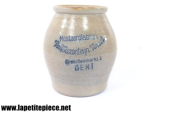 Pot à moutarde Mostaardfabriek GENT (Belgique) Vuz Cierenteÿn Verlent