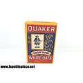 Boite vintage de Quaker White Oats