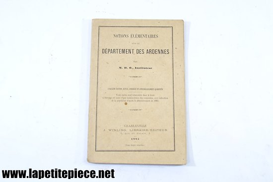 Notions élémentaires sur le département des Ardennes 1885