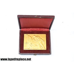 Médaille société des architectes de la marne, bronze. Signée Burger