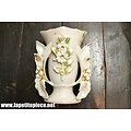 Vase de mariée en porcelaine, fin 19e - début 20e Siècle
