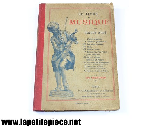 Le livre de Musique par Claude Augé, 200 gravures
