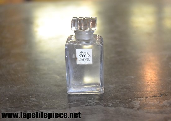 Flacon parfum Jeanne Paquin EVER AFTER Rue de la Paix PARIS. 1947