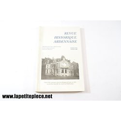 Revue historique Ardennaise tome XXXI année 1996