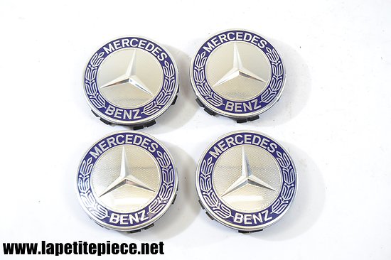 4 cache moyeux de roue Mercedes Benz 75mm pièce d'origine A1714000125 PA6 GF15 Demmel