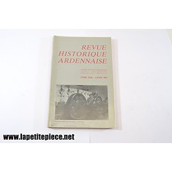 Revue historique Ardennaise tome XXII année 1987