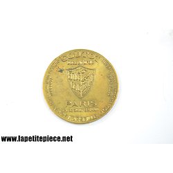 Médaille calendrier 1933 Coutot Docteur en droit (Généalogie) PARIS boulevard Saint Germain