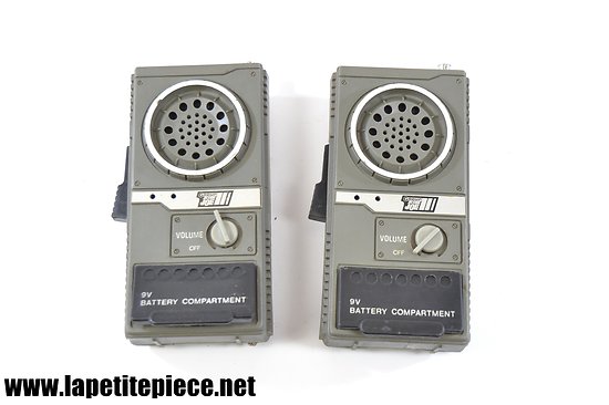 Talkie walkie Group Action Joe 1976 - jouet. Ranger 923 (Gie i Joe)