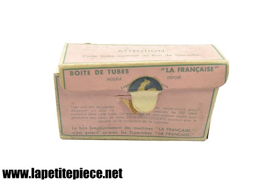 Boîte de tubes "La Française"