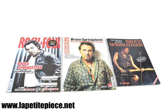 2 magazines et 1 collection "Images du rock" sur Bruce Springsteen 