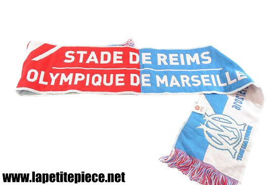 Echarpe foot - Stade de Reims SR Ligue 1 - OLYMPIQUE DE MARSEILLE - 2015-2016