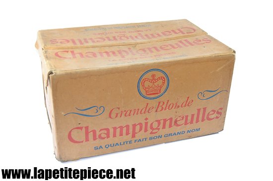 Carton casier à bouteilles Champigneulles, bière Grande Blonde. 1969 - Eurodur