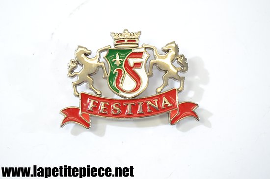 Logo émaillé montres FESTINA 66mm x 48mm