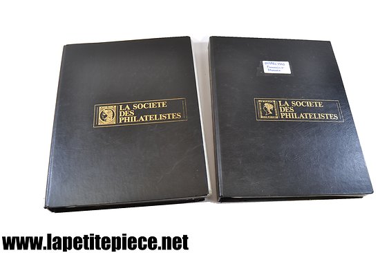 Albums timbres poste France - La société des philatélistes lot