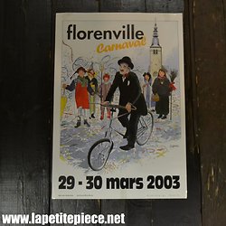 Affiche carnaval de Florenville ( Belgique ) 2003
