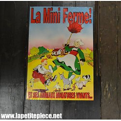 Affiche Roberto Fazzini a World of Circus - ITALY - Bécassine - La mini ferme et ses animaux miniatures vivants 