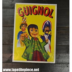 Affiche Guignol - Illustration modèle déposé INPI 96 - 1996