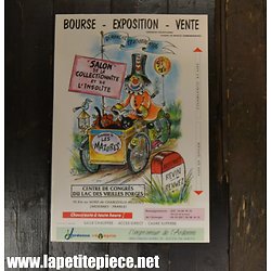 Affiche 1996 - Bourse collections Les Mazures (Ardennes)