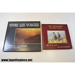 Lot livres : Vie Paysanne des Hautes-Vosges au fil des saisons / Vivre les Vosges en pente douce, Joel Couchouron