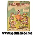Blanche-neige et les sept nains, partition piano de luxe années 1940'