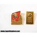badges anniversaire Vladimir Ilitch Lénine 1968 1970 URSS