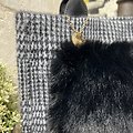 Cabas Tweed Noir