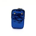 Pochette Portable bleu Electrique Irisé