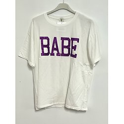 T-Shirt Babe Violet glitter