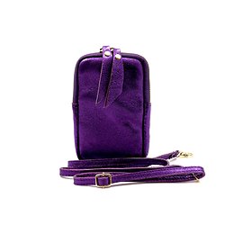 Pochette portable Violet Irisé 
