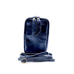 Pochette Portable Bleu jean's irisé
