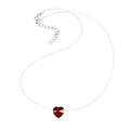 Collier Invisible - Coeur Rouge
