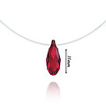 Collier Invisible - Goutte Rouge