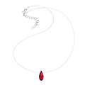 Collier Invisible - Goutte Rouge