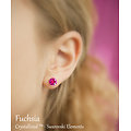 Clous d'Oreilles - Rose Fuchsia - 6mm