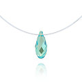 Collier Invisible - Goutte Turquoise