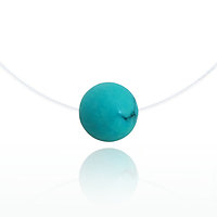 Collier Invisible - Pierre Turquoise