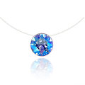 Collier invisible Solitaire Sapphire Shimmer
