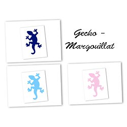 Flex thermocollant gecko / margouillat - 3 couleurs