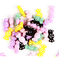 Perle bonbon en silicone alimentaire sans BPA 31x15x9mm