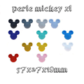 Perle XL Mickey / tête de souris en silicone 32x27x19mm