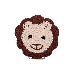 Clip lion au crochet 56x53mm