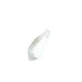 Pointe d'agate druzy blanc 35x15mm (G157784)