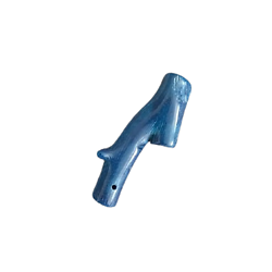 Pendentif branche de corail bleu 53x26mm (F550)