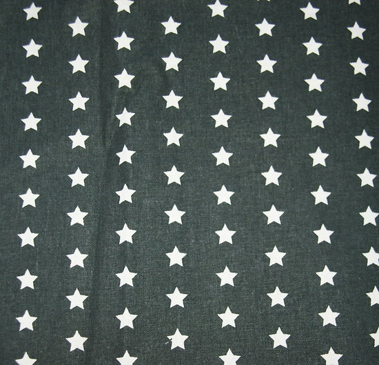 Étoiles blanches alignées, fond noir