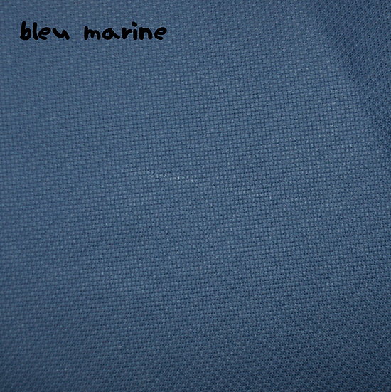 Toile Aïda 3mm bleu marine 51x76cm