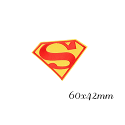 Patch brodé thermocollant Superman 60x42mm