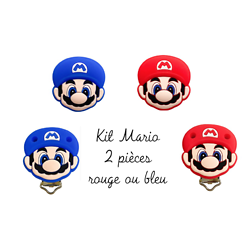 Kit Super Mario en couleur en silicone alimentaire sans BPA