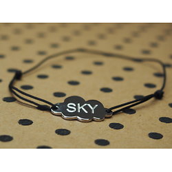 Bracelet lien et Petit nuage "Sky"
